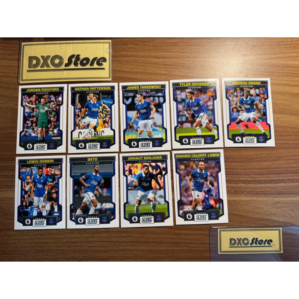 [ ของแท้ ] - FULL SET BASE - PANINI SCORE PREMIER LEAGUE 2024 - EVERTON (9 ใบ)
