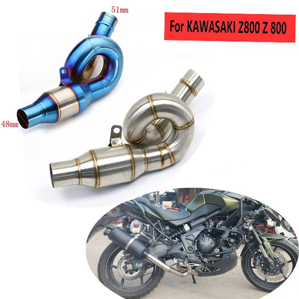 Z800 Kawasaki Z800 Sports Car Muffler Stainless Steel Middle Part