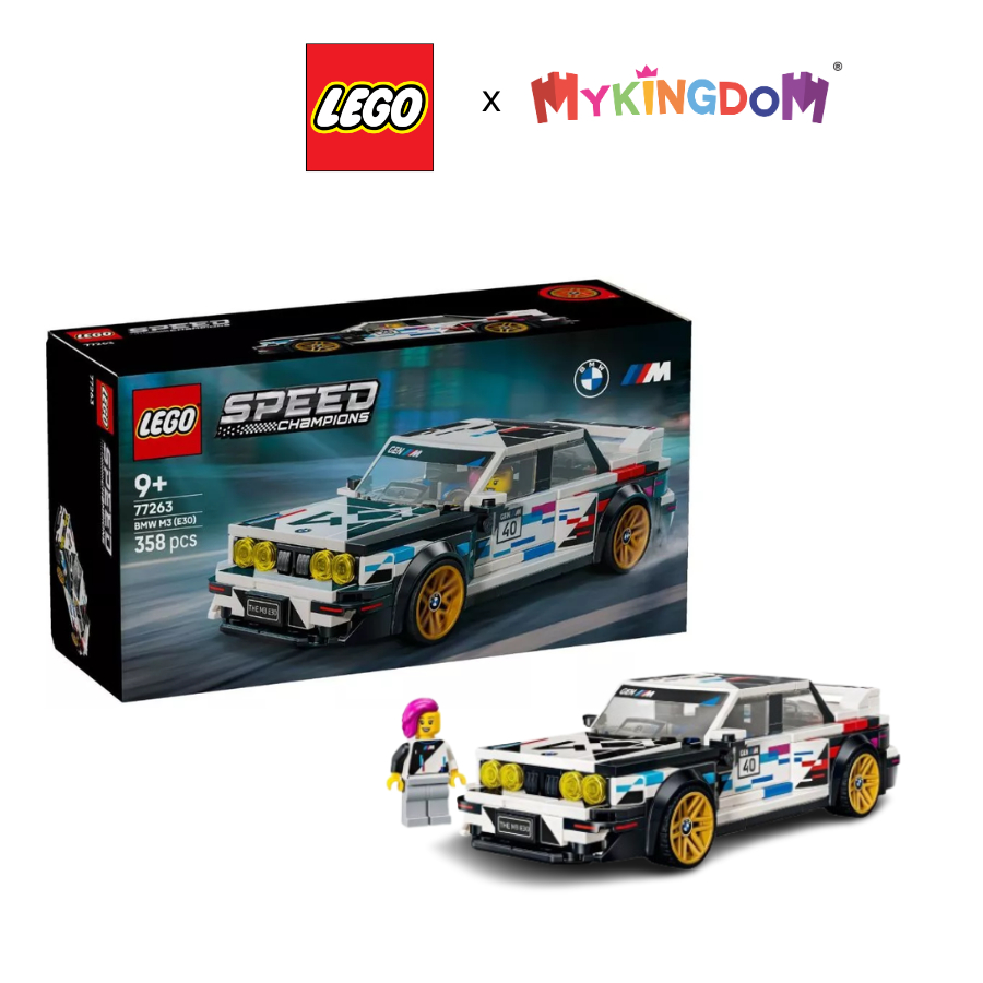 LEGO SPEED CHAMPIONS 77263 BMW M3 (E30) Supercar Assembly Toy (358 ชิ้น)