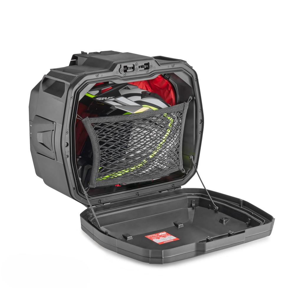 ท้ายมอเตอร์ไซค์ Givi XSPACE XP01PBA ของแท้ - Extended 27L - 36L, ฝาครอบอลูมิเนียมรอยขีดข่วน - Givi D