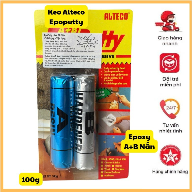 Alteco Epoputty A +B Shaping Glue 100g - Alteco Eco Putty