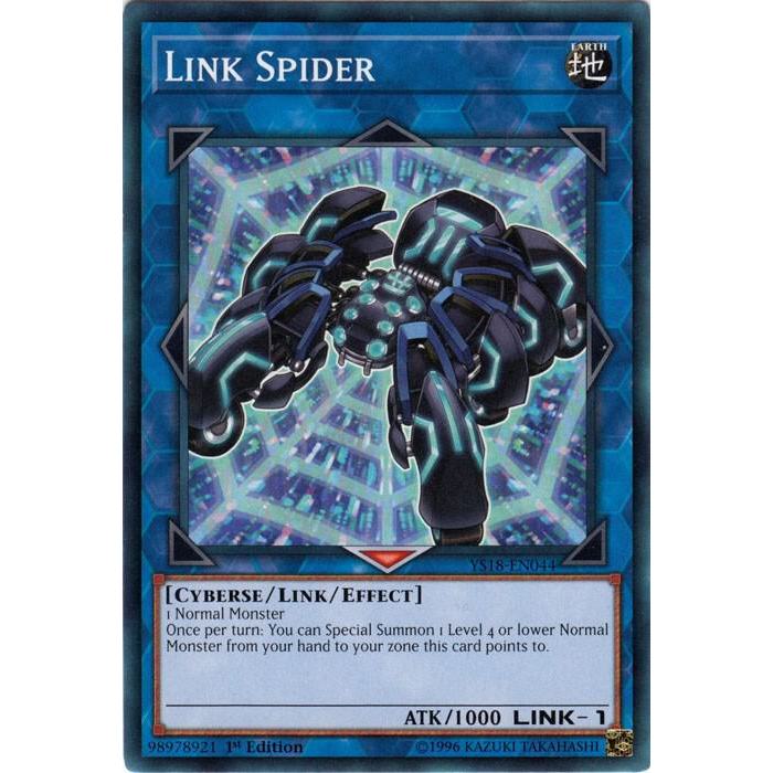 [ การ์ด Yugioh ของแท้ ] Link Spider - YS18-EN044 - ทั่วไป