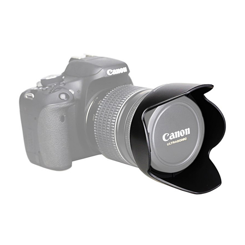 EW-78D ลําโพงบังแดดสําหรับ Canon EF-S 18-200mm EF 28-200mm เลนส์พลาสติก ABS