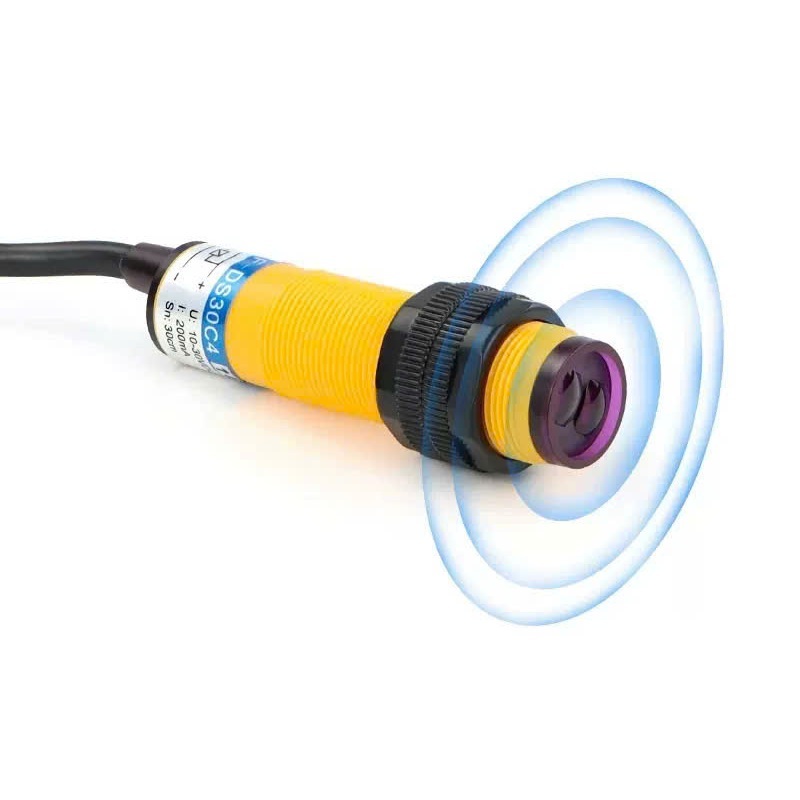 E3F - DS30C4 NPN เซ็นเซอร์ออปติคอลปกติเปิดป้องกันการรบกวน 6 - 36VDC ส่งทันที