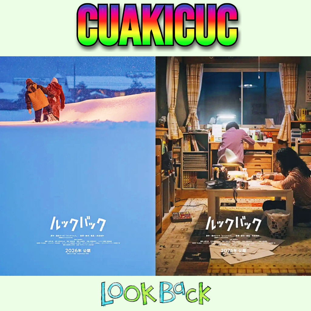 [GENUINE] โปสเตอร์ / Super Sharp Flyer Quang Ba Movie Look Back - โปสเตอร์ภาพยนตร์ Look Back Live-Ac