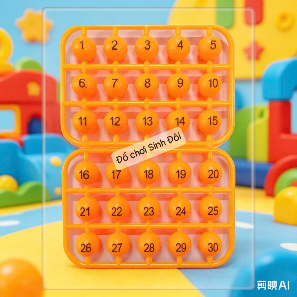 14mm 30-ball orange Lotto - Lottery ชุดหมุนรางวัล bingo Lotto 01–30