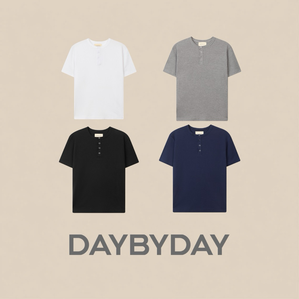 HENLEY SHIRT - BODY FIT - DAYBYDAY