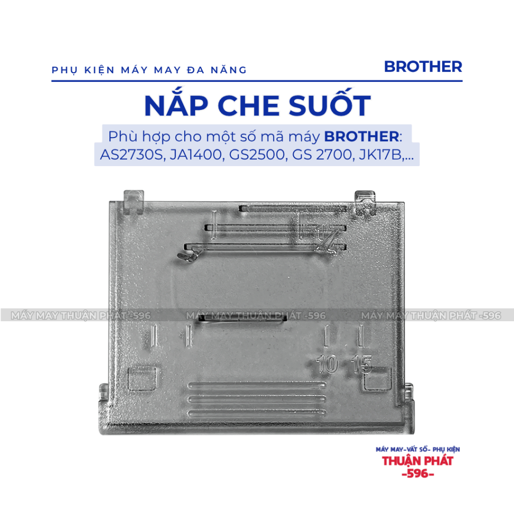 ฝาครอบโปร่งใสสําหรับ Brother AS2730S,FS60x GS2700, GS2500, JA1400, JK17B จักรเย็บผ้า,...