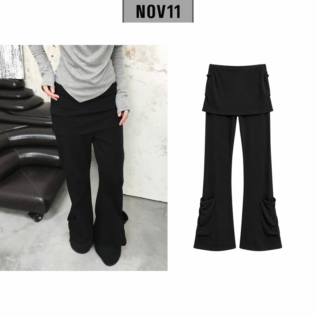 /NOV11/ DUO SKIRT TROUSERS (กางเกง SKIRT กระเป๋า)