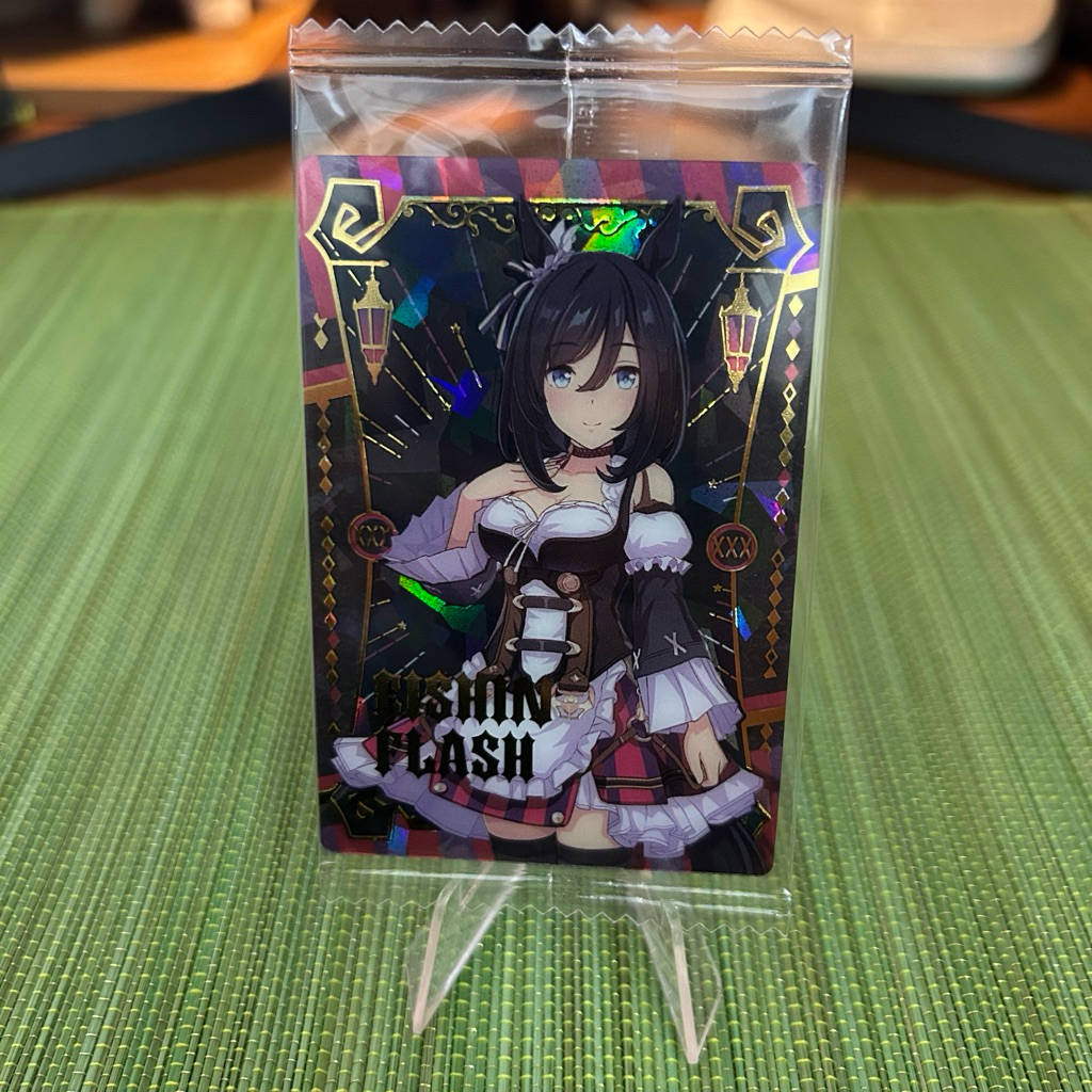 SP Uma musume Eishin Flash การ์ดเวเฟอร์โลหะ