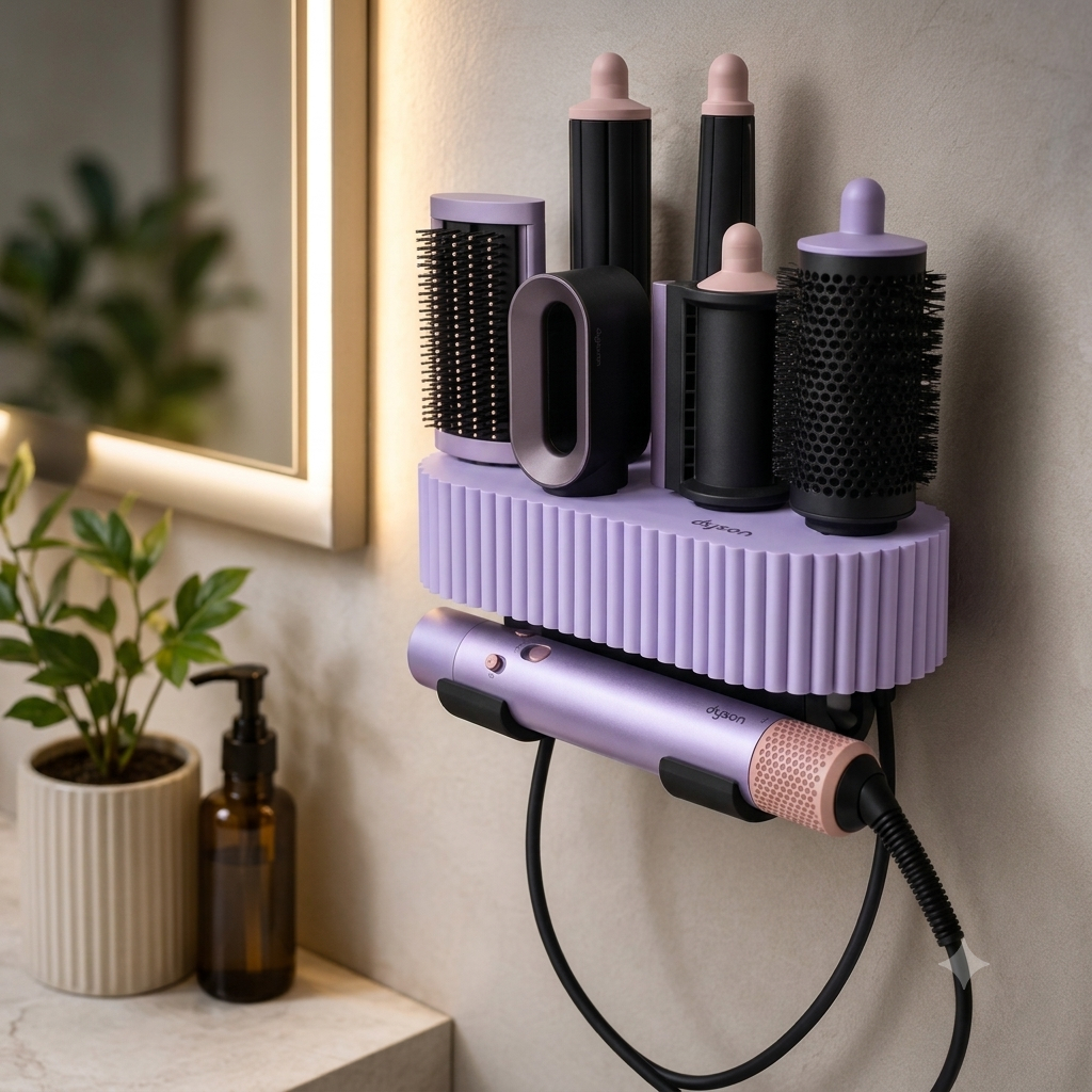 ชั้นวางของติดผนัง Dyson Airwrap Deco ระดับพรีเมียม - Dyson Airwrap Wall Mount Organizer