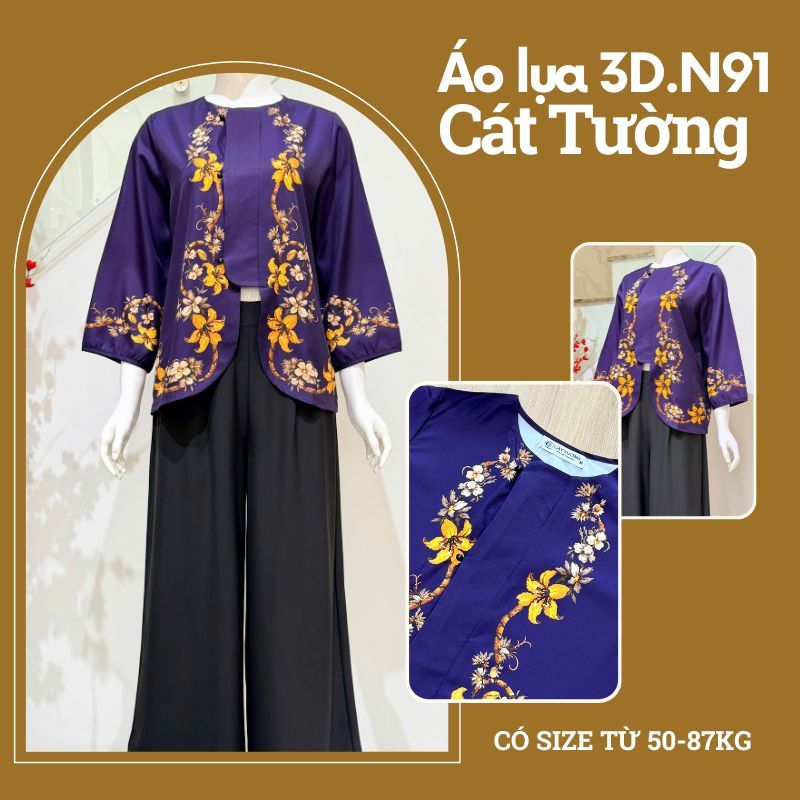 เสื้อออกแบบวัยกลางคนลายหรูหรา ของขวัญ สําหรับคุณย่า และแม่ N91 - แมว ทวน แฟชั่น