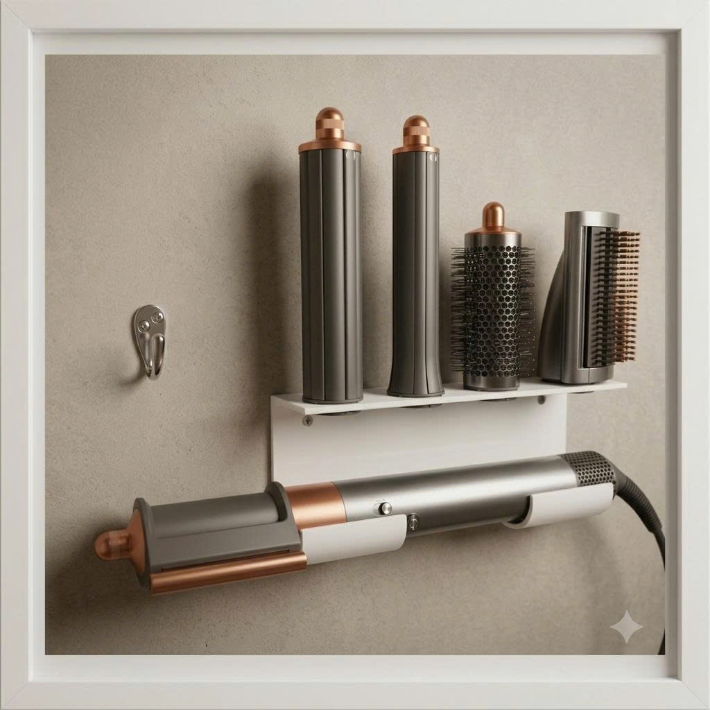 Dyson Airwrap Wall Mount Organizer - Dyson Airwrap Wall Mount Organizer