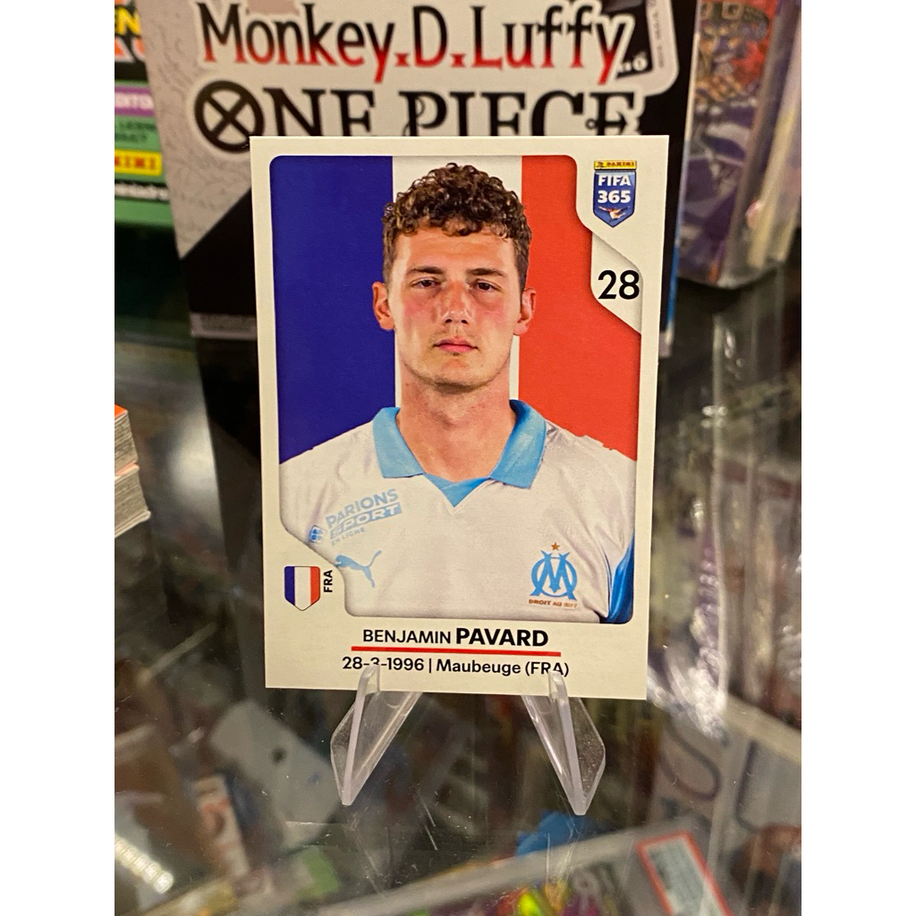[THE MOST BEAUTIFUL SUPER PRODUCT RECORDING WC2018] สติ๊กเกอร์ผู้เล่นฝรั่งเศสหล่อ PAVARD Panini 365 