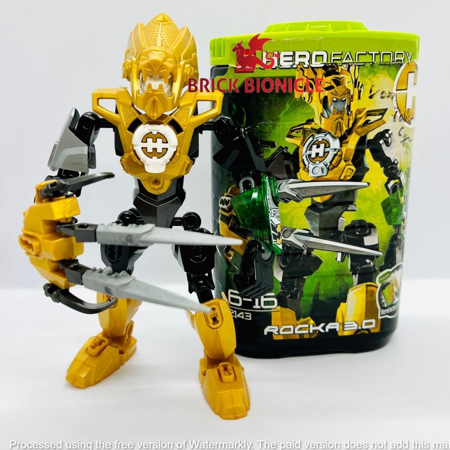VINTAGE HERO FACTORY - HERO FACTORY INSTALLATION TOY - 2143 Rocka 3.0
