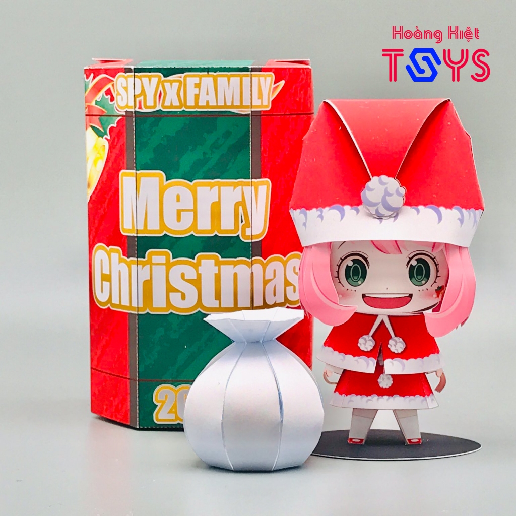 Chibi Anya Forger อะนิเมะกระดาษรุ่น Santa Claus / Christmas Cosplay Edition [Spy Family/ Spy Family]