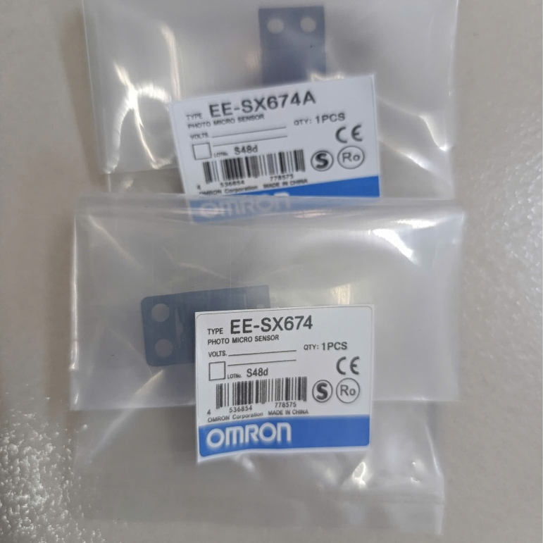 EE-SX674A เซ็นเซอร์ออปติคอลรูปตัว U - ช่วงการตรวจจับ 5 มม. NPN 5-24VDC / VAT 8%