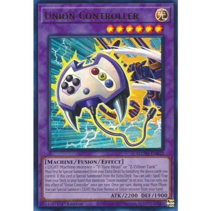 Yugioh Card MZTM-EN022 - Union Controller - Fusion Monster - Ultra Rare