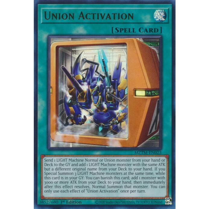 การ์ด Yugioh MZTM-EN023 - กิจกรรมสหภาพ - สะกด - หายากเป็นพิเศษ