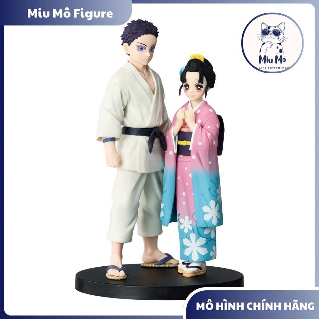 SET OF 2 Akaza Hakuji Koyuki - Kimetsu no Yaiba - Kizuna no Sou - ฟิกเกอร์ BANDAI ของแท้