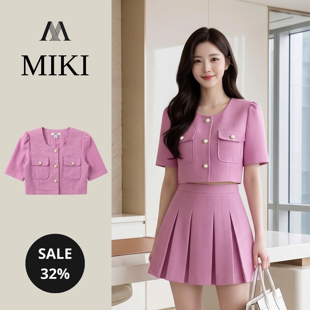 ELEGANT LUXURY PINK Puff Sleeve VEST JACKET