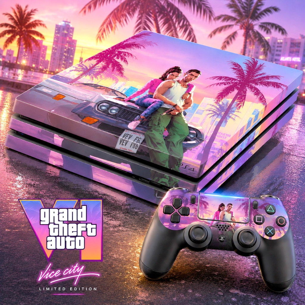 [PS4] Skin สําหรับคอนโซลเกมธีม GTA6-VI/1