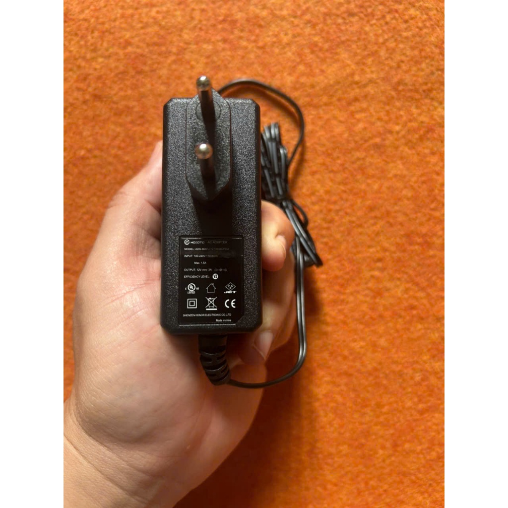 ของแท้นําเข้าแหล่งพลังงาน 12V 3A สําหรับเครื่องส่งสัญญาณ wifi, Modem, เครื่องบันทึกกล้องใต้ดิน 5.5x2