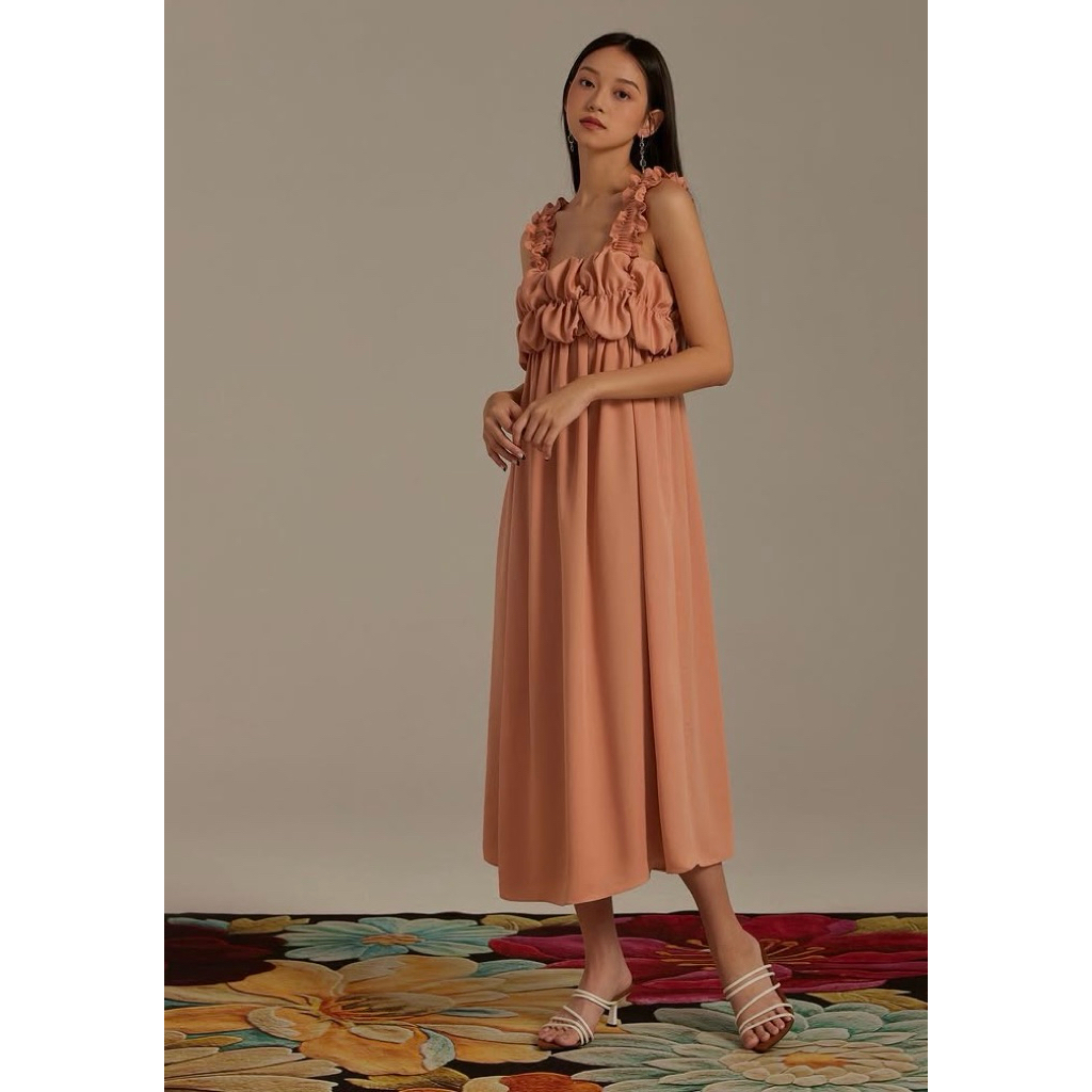 แม็กซี่เดรส Mauve***