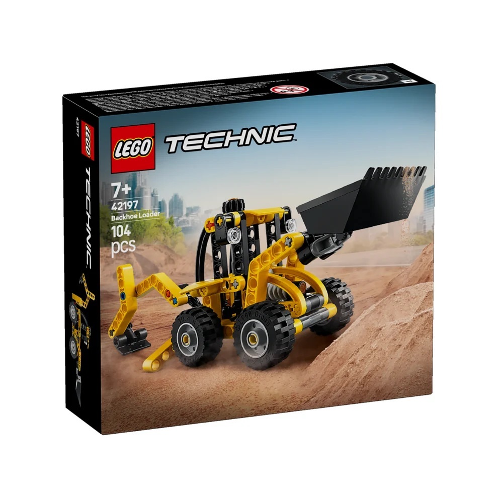 Excavator and Excavator Combine Toy - LEGO Technic 42197 (104 Parts)