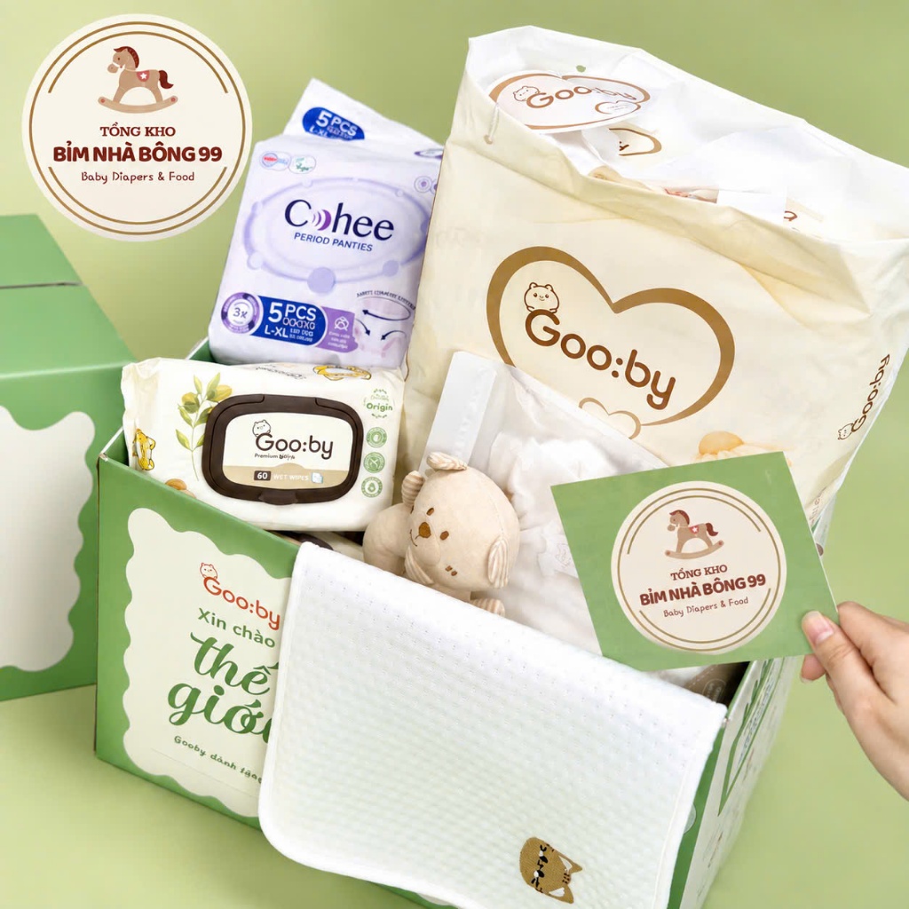 กล่องของขวัญต้อนรับโลกเมื่อซื้อ 2b NB Gooby extra comb