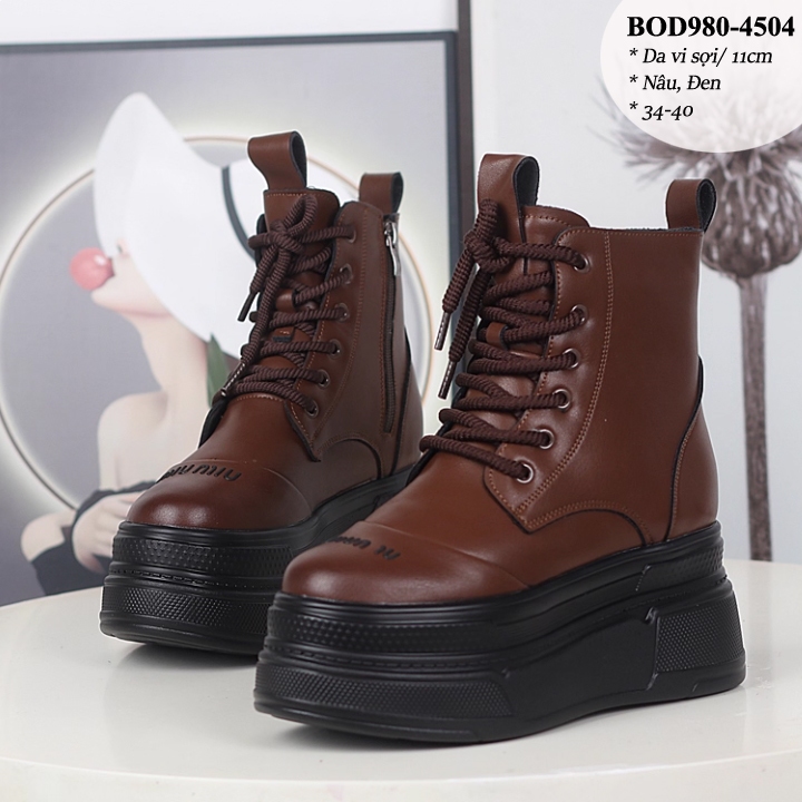 ODD SIZE Short Wedge Boots Wedge Sole Shoes สินค้ามาใหม่ครบกล่อง
