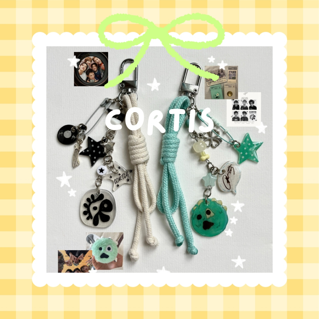 พวงกุญแจ CORTIS - พวงกุญแจ Kpop Grass Tiny - Stitchystuffs