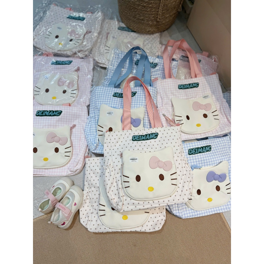 HELLOKITTY BAG สําหรับ GIRLS GOING TO SCHOOL และ PLAY (CODE 789)