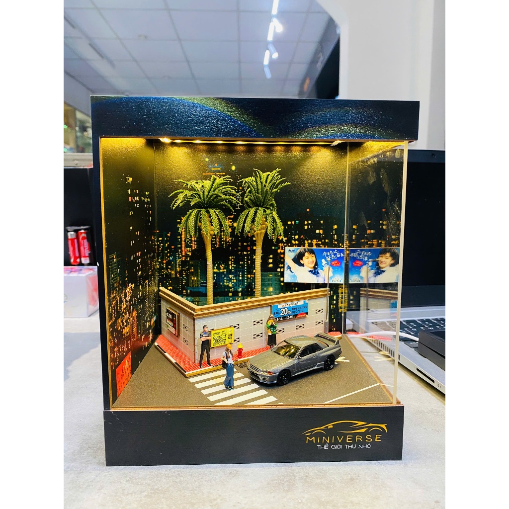 Miniverse - Street Corner Miniverse Diorama รุ่น DM004 - Road Corner Miniverse Diorama รุ่น DM004 - 