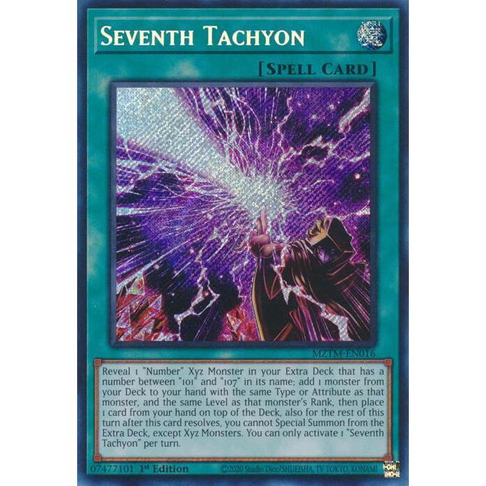 การ์ด Yugioh MZTM-EN016 - Seventh Tachyon - Spell - Secret Rare