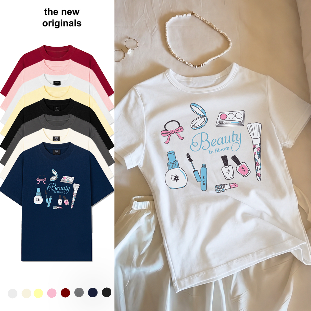 Relaxed Fit The New Originals "Beauty In Bloom" เสื้อยืด - TL2577TL