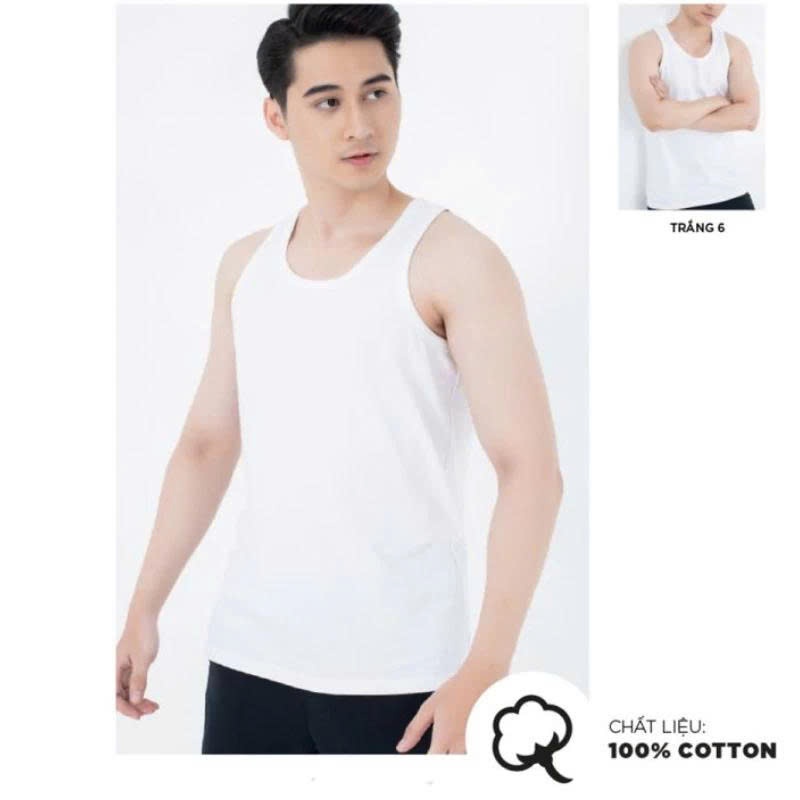 เสื้อกล้ามผู้ชาย ARISTINO ทําจากผ้าฝ้าย 100% + เสื้อกล้าม Insidemen นุ่ม - AC21/IC23MT