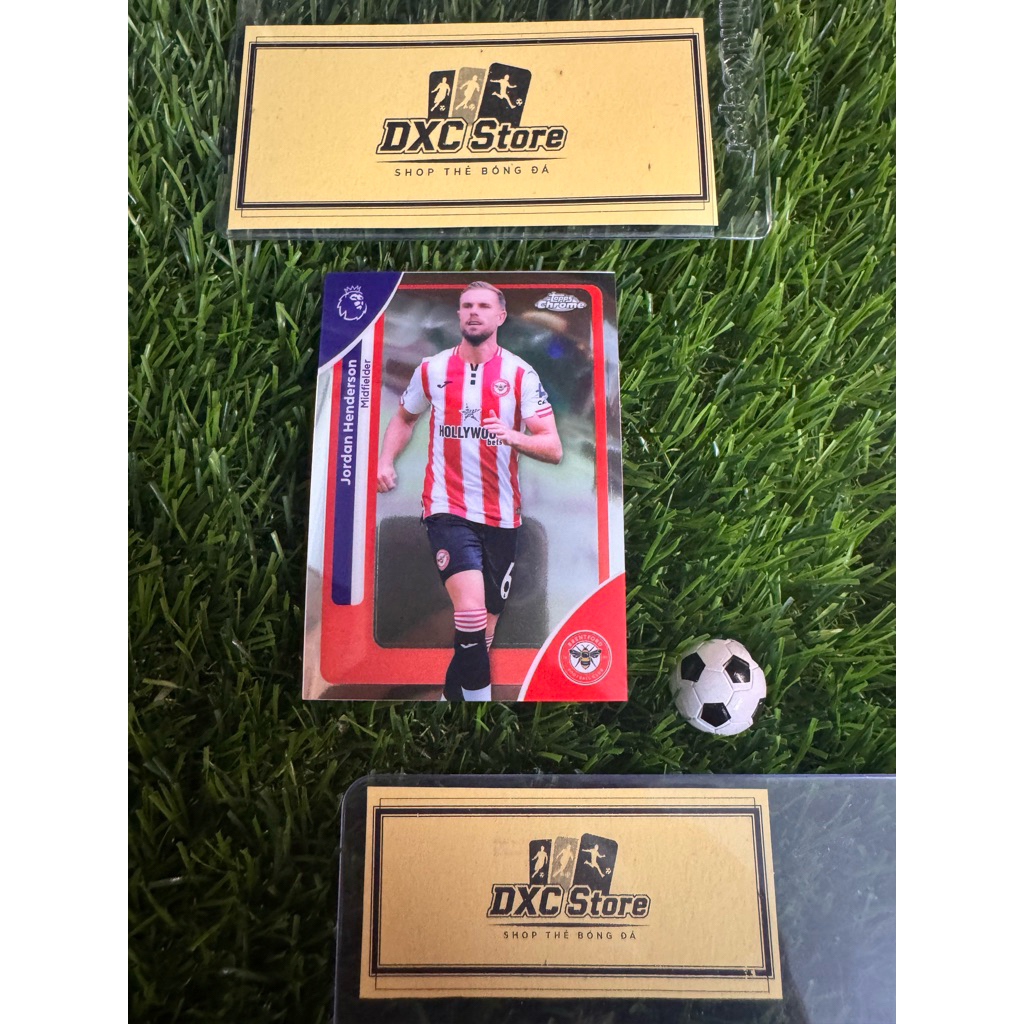 [ ของแท้ ] - TOPPS CHROME PREMIER LEAGUE 2026 - JORDAN HENDERSON (BRRENTFORD)