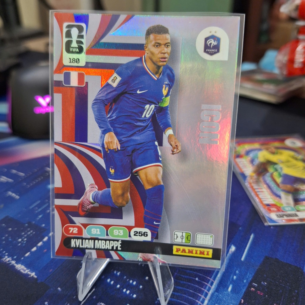 [RARE] Mbappe Icon World Cup player star ลิขสิทธิ์แท้ Panini Fifa card collection