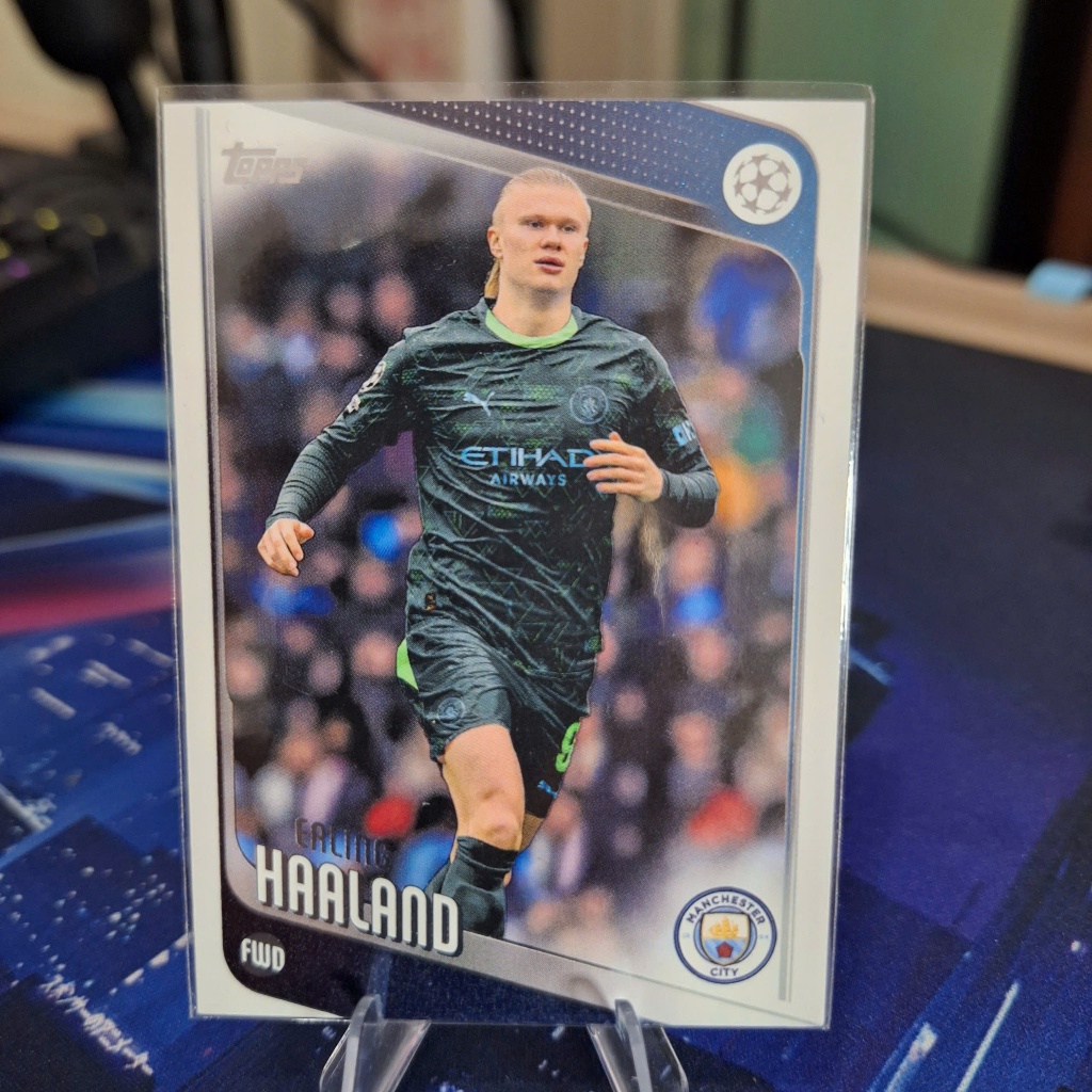 [VIP] Haaland Man City การ์ด Topps แท้