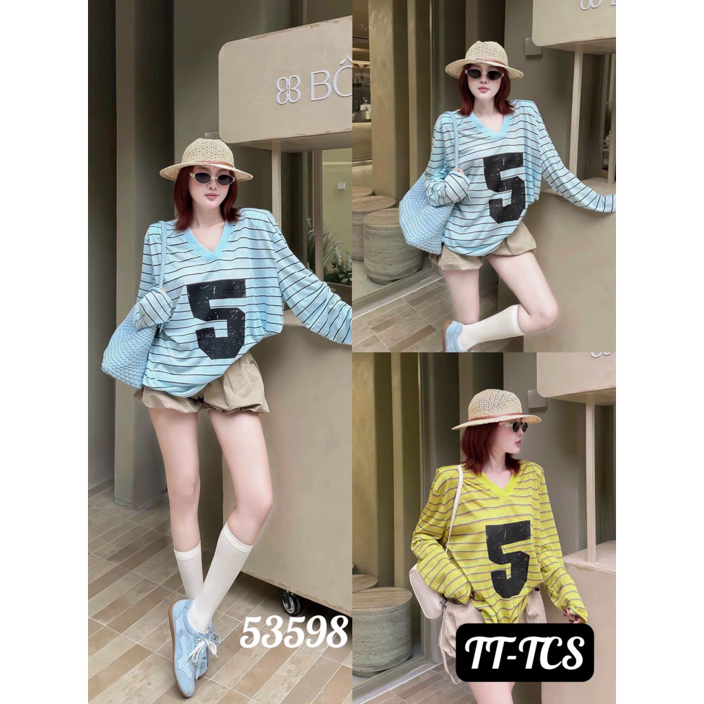 เสื้อยืดกระดาษซับใน QC เบอร์ 5 คอปกหัวใจ (TCS53598)