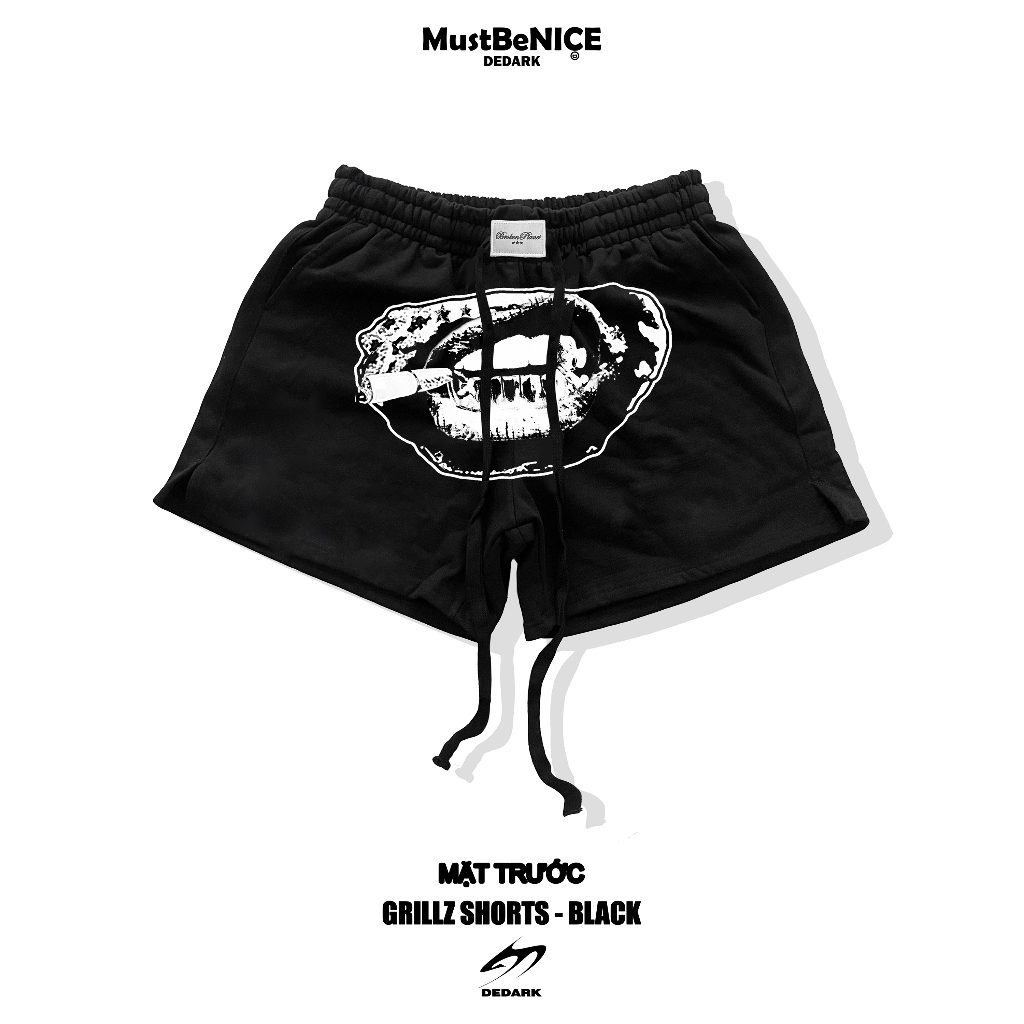GRILLZ BLACK DEDARK Shorts