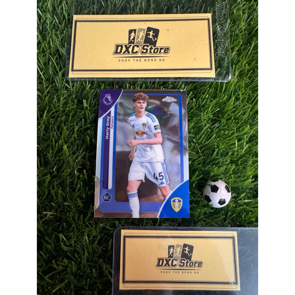 [ ของแท้ ] - RC - TOPPS CHROME PREMIER LEAGUE 2026 - HARRY GREY (LEEDS UNITED)