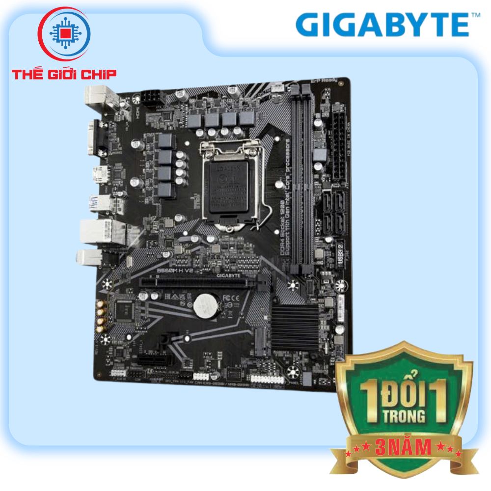 เมนบอร์ด (บอร์ดหลัก) Gigabyte B560M GAMING HD I like new BOX 36 เดือน