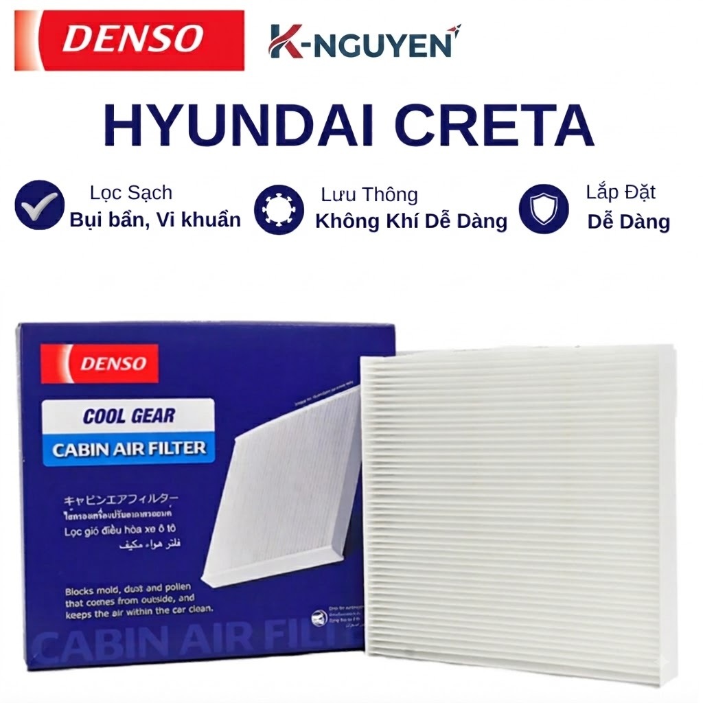 [Denso] HYUNDAI Creta กรองแอร์ 2015-2024 - ของแท้ DENSO - รหัส 145520-2310