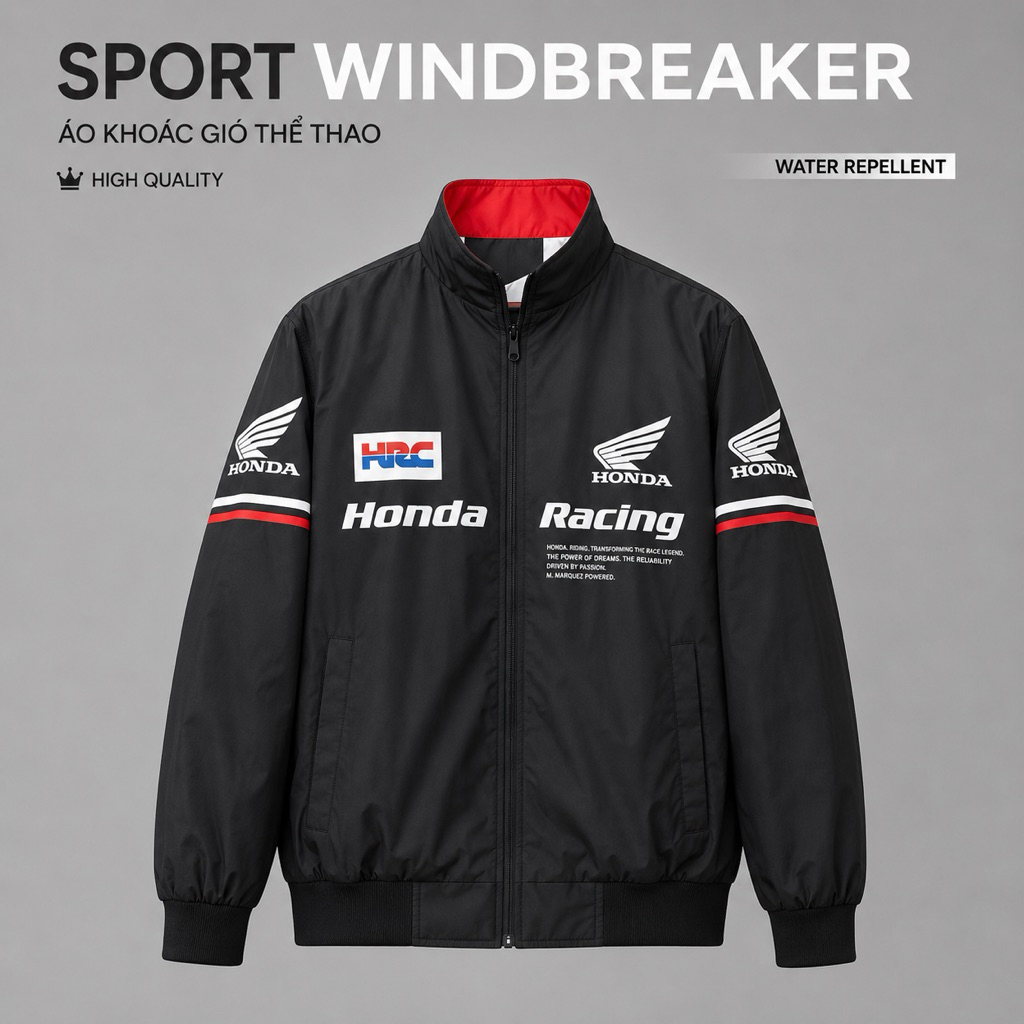 Honda Racing_Motorcycle Jersey Racing Mens Motorcycle Protective Jacket