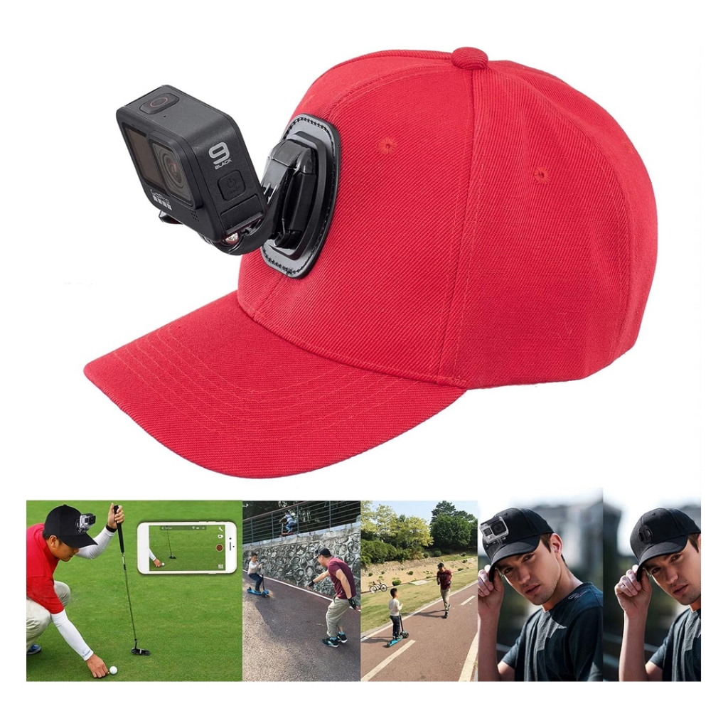 GoPro SJCAM Action Cam Camera Cap Hands-Free POV Recording