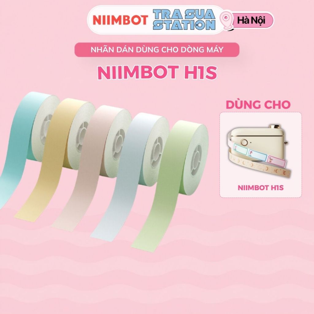 กระดาษฉลากต่อเนื่องสี NIIMBOT สําหรับเครื่องพิมพ์ฉลาก H1S (ต่อเนื่องฉลาก Niimbot)