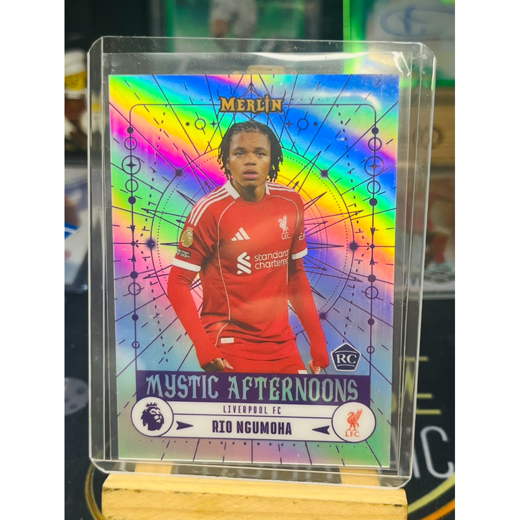 Rio Ngumoha Liverpool RC Mystic Afternoons Topps Merlin EPL 2025/26 การ์ดฟุตบอล