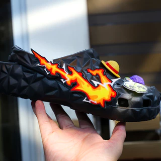 จิ๊บบิท Crocs Electric Spark Pattern, ตัวติดรองเท้า Crocs ของแท้, จิบ บิท รองเท้า, วัสดุสำหรับการพิมพ์ 3 มิติ